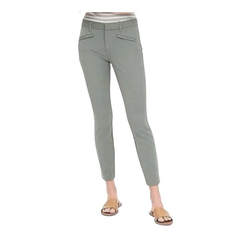 Gap Curvy Signature Skinny Ankle Pants - Sage Green